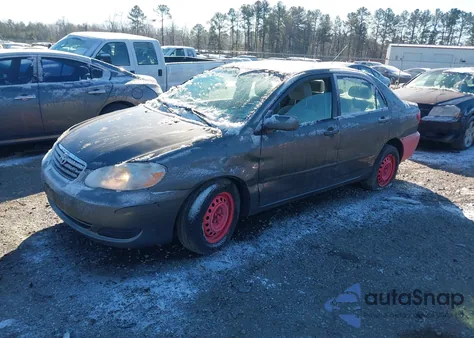 2008 Toyota Corolla Le из США, поврежденный, VIN 2T1BR32E68C864822